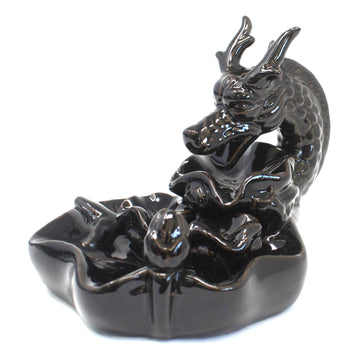 Back Flow Incense Burner - Large Dragon Pool - Hira Online